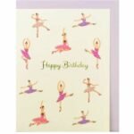 生日卡 Happy Birthday - 芭蕾舞 正面